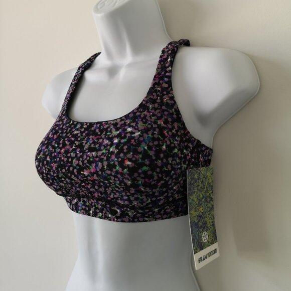 NWT LULULEMON SEAWHEEZE Multi Reflective Print B/C Cup All Sport Energy Bra 4 - Picture 2 of 6